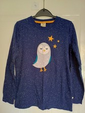 Frugi long sleeve blue owl