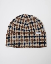 Aquascutum Club Check Beanie -