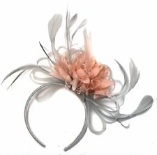 Customised Feather Hair Fascinator on Headband Wedding Royal Ascot Races Bespoke