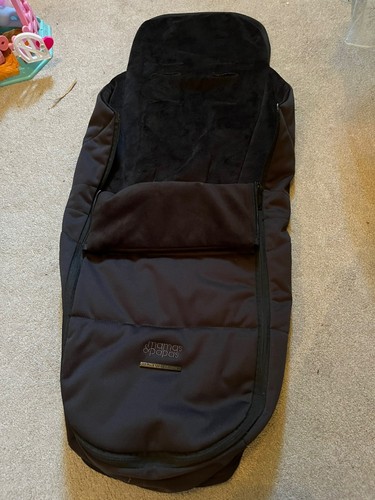 Mamas papas black - mamas, footmuff
