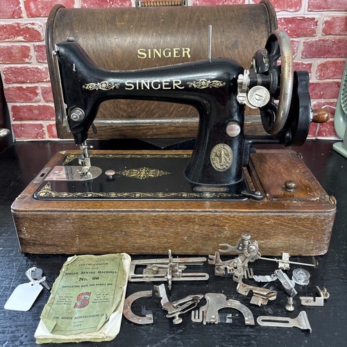 Antique 1910 28k - singer, sewing