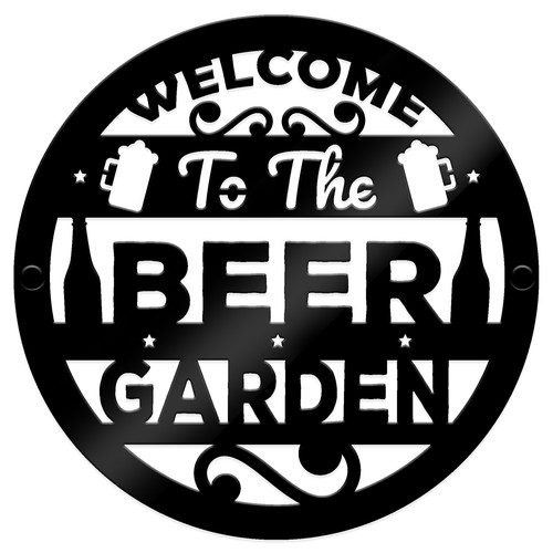 Beer garden welcome signs for - beer,