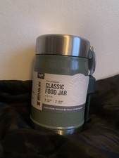 Stanley Classic Legendary Food Jar 0.4L With Spork Soup Flask - Hammertone Green