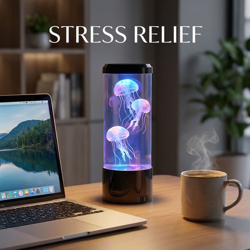Led jellyfish lamp colour - led, 8