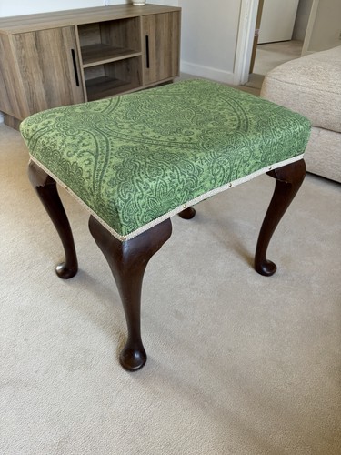 Vintage mahogany piano stool - vintage,