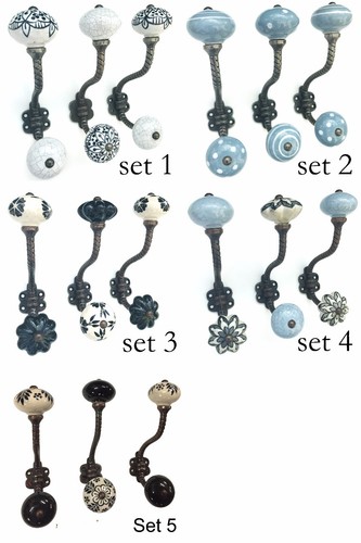 Set iron hooks with - hooks,