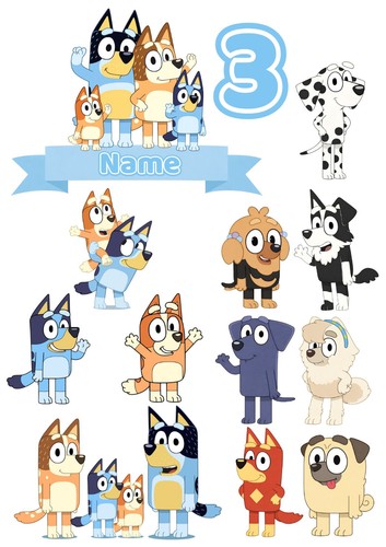 Bluey bingo personalised - &,