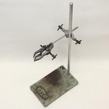 Vintage Laboratory Stand Chemist Retort Stand + Bosshead & Clamp