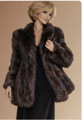 Vintage 60s skunk fur - ,, swing
