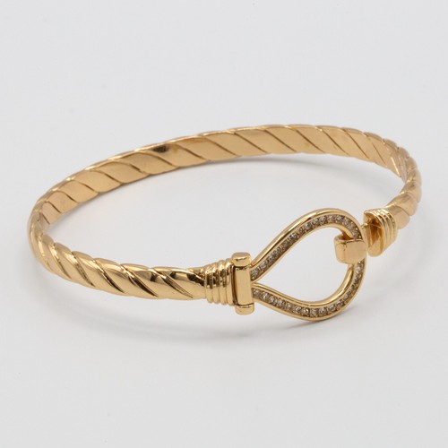 Women 9ct gold loop bracelet - 9ct,