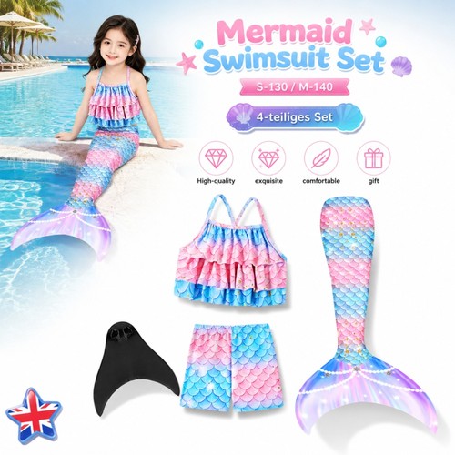 Kids girls mermaid tail - kids,
