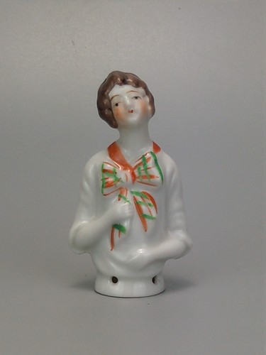 Antique half doll deco - antique,