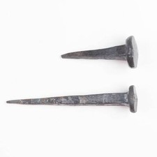 Hand Forged Iron Rose Head Nail Wrought Iron Handmade Forged Nails 35mm, 65mm 