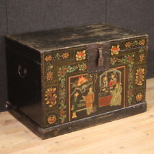 Chest Chinese furniture oriental painted lacquered wood China 20th century