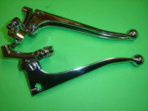 Clutch and brake chrome levers - clutch,