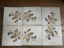 6 x Vintage Pilkington Wall