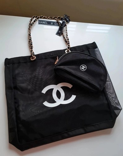 Chanel beauty mesh - tote, makeup