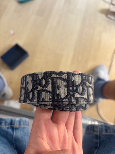 Dior oblique jacquard belt - jacquard,