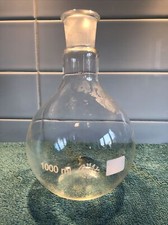 Simax Florence Flask Lab Glassware 1000ml (flat bottom & fitting NZ 29/32)
