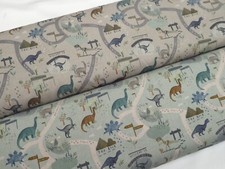 DINOSAUR LAND Cotton Linen