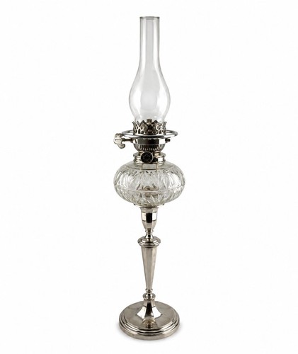 Victorian oil lamp complete - oil,