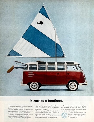 1963 volkswagen station - 1963, ad