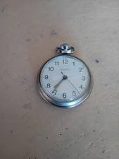 Vintage 1974 Ingersoll Pocket Watch Serviced New Crystal Centre seconds  hand