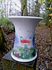 A Highland Stoneware VASE  - ULLAPOOL pattern