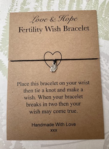 Fertility wish bracelet - wish, love