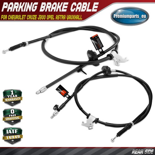 Handbrake cable rear side - 2x,