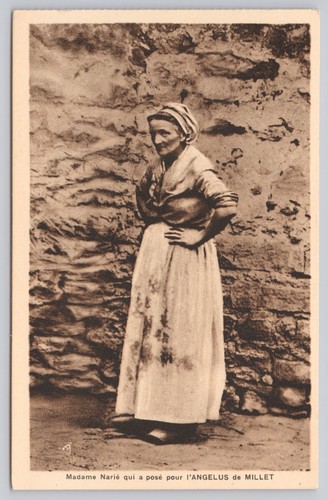 Vintage french postcard madame - vintage,