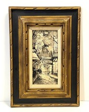 Vintage French Street Scene