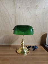 Vintage Brass Bankers Desk