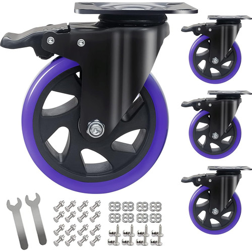 Inch caster wheels with - inch,