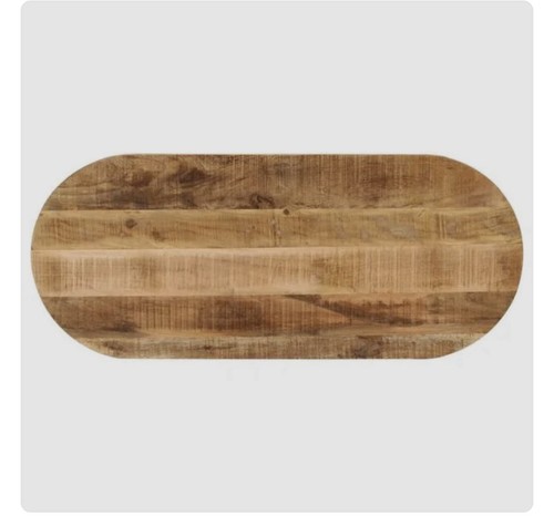 Vidaxl oval solid mango wood - solid,