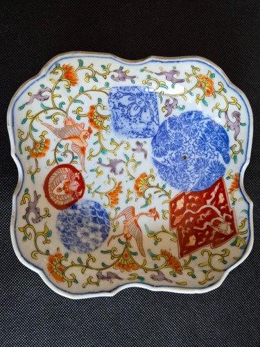 Antique imari porcelain plate - imari,