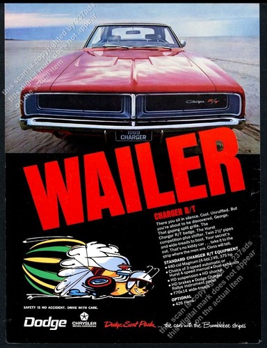 1969 dodge charger t red - rt,