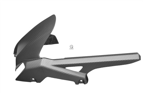 Carbon rear mudguard - , for