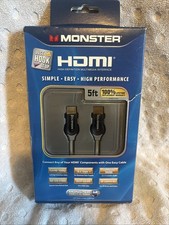 Monster HDMI Cable 5 Ft, Full