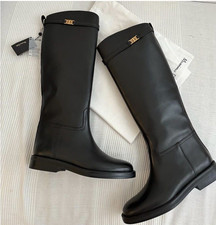 Massimo Dutti leather riding