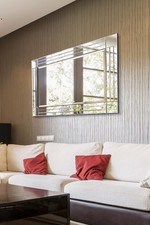 Large Mirror Silver Triple