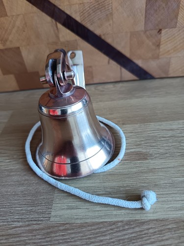 Solid brass large ship bell - solid,