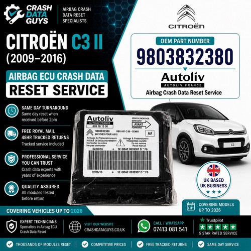 Citroen airbag ecu - c3, ii