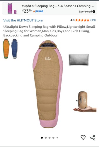 Ultralight down sleeping - , bag