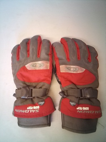 Salomon grey red thinsulate - salomon,