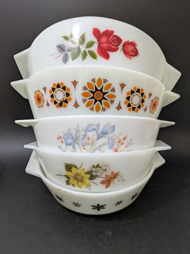 Vintage pyrex casserole - vintage,