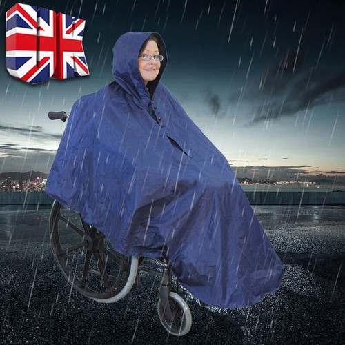 Wheelchair waterproof poncho - waterproof,