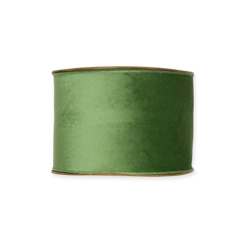 Unwired velvet fabric ribbon - unwired,