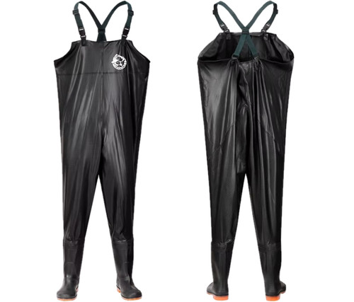 Chest waders with adjustable - chest,