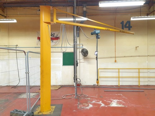 Pillar swing jib crane - jib, 125kg